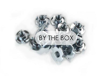 Standard T-nuts: 4 Prong (Box of 2000) - top view