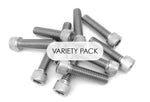 Stainless Steel Socket Cap Bolts (40ct Variety Pack) - top view